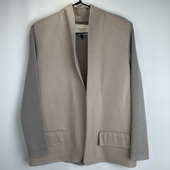 Halston Heritage open front sweater. Size Small - Picture 3 of 6